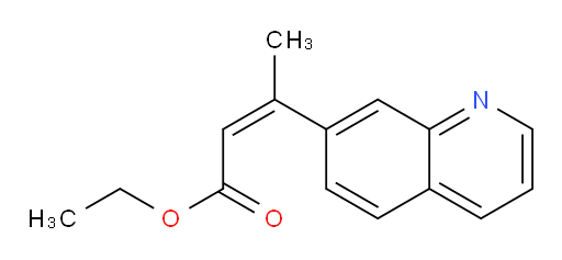 ethyl (2Z)-3-(quinolin-7-yl)but-2-enoate