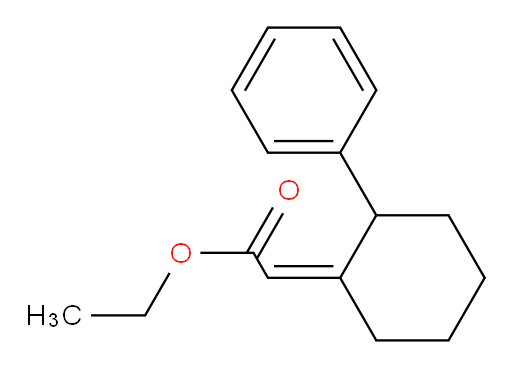 ethyl 2-[(1Z)-2-phenylcyclohexylidene]acetate