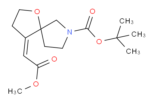 tert-butyl (4Z)-4-(2-methoxy-2-oxoethylidene)-1-oxa-7-azaspiro[4.4]nonane-7-carboxylate