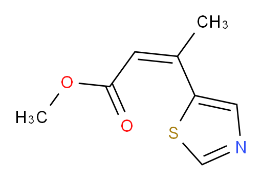 methyl (2Z)-3-(1,3-thiazol-5-yl)but-2-enoate