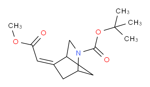 tert-butyl (5Z)-5-(2-methoxy-2-oxoethylidene)-2-azabicyclo[2.2.1]heptane-2-carboxylate