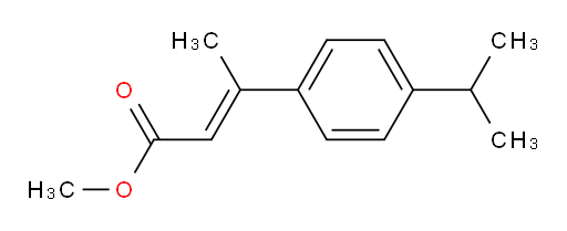 methyl (2E)-3-[4-(propan-2-yl)phenyl]but-2-enoate
