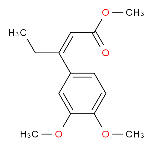 methyl (2Z)-3-(3,4-dimethoxyphenyl)pent-2-enoate