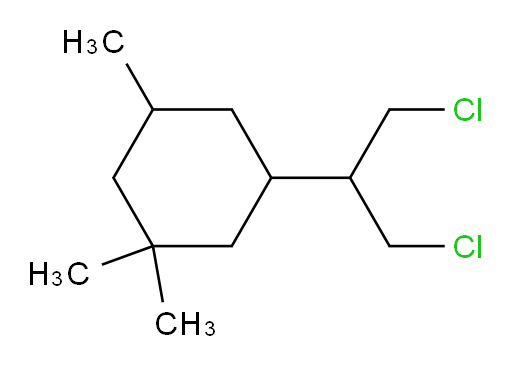 3-(1,3-dichloropropan-2-yl)-1,1,5-trimethylcyclohexane