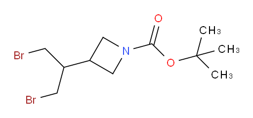 tert-butyl 3-(1,3-dibromopropan-2-yl)azetidine-1-carboxylate