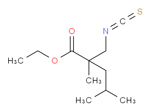 ethyl 2-(isothiocyanatomethyl)-2,4-dimethylpentanoate