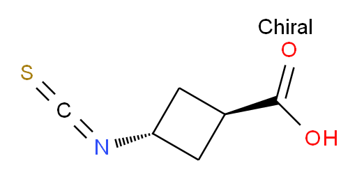 (1r,3r)-3-isothiocyanatocyclobutane-1-carboxylic acid