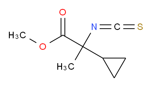 methyl 2-cyclopropyl-2-isothiocyanatopropanoate