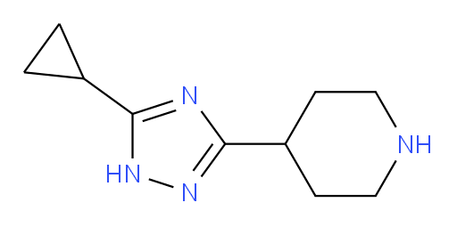4-(5-cyclopropyl-1H-1,2,4-triazol-3-yl)piperidine