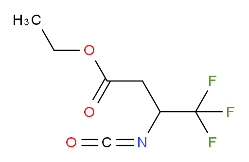 ethyl 4,4,4-trifluoro-3-isocyanatobutanoate