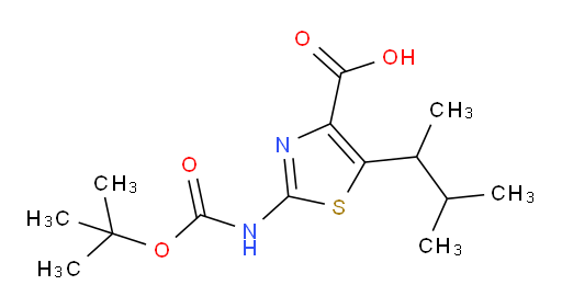 2-{[(tert-butoxy)carbonyl]amino}-5-(3-methylbutan-2-yl)-1,3-thiazole-4-carboxylic acid