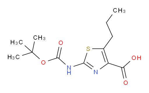 2-{[(tert-butoxy)carbonyl]amino}-5-propyl-1,3-thiazole-4-carboxylic acid