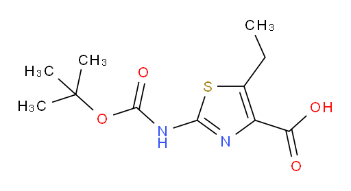 2-{[(tert-butoxy)carbonyl]amino}-5-ethyl-1,3-thiazole-4-carboxylic acid