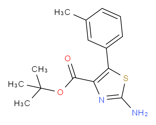 tert-butyl 2-amino-5-(3-methylphenyl)-1,3-thiazole-4-carboxylate
