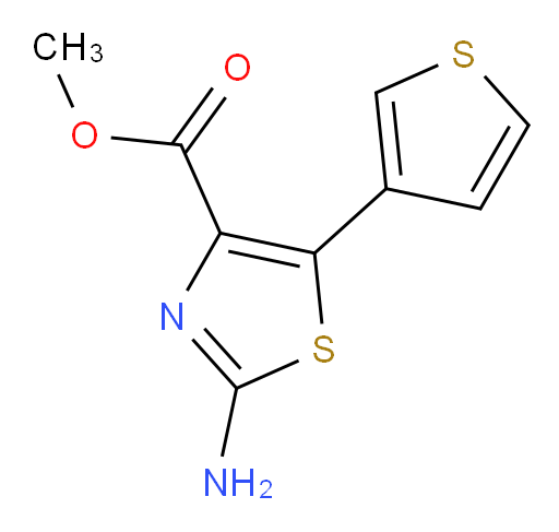 methyl 2-amino-5-(thiophen-3-yl)-1,3-thiazole-4-carboxylate