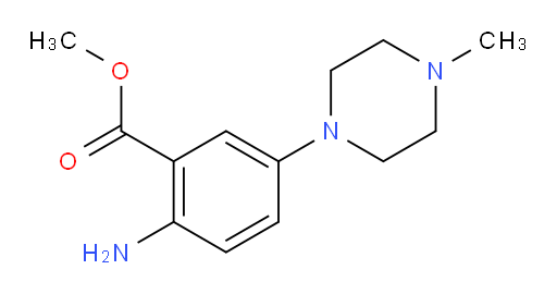methyl 2-amino-5-(4-methylpiperazin-1-yl)benzoate