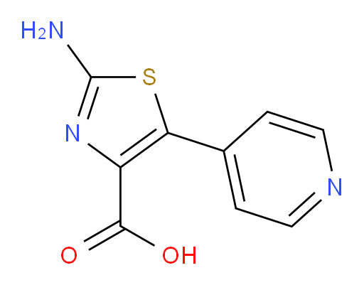 2-amino-5-(pyridin-4-yl)-1,3-thiazole-4-carboxylic acid