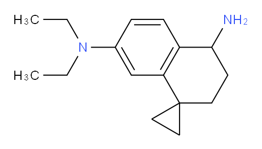 N7',N7'-diethyl-3',4'-dihydro-2'H-spiro[cyclopropane-1,1'-naphthalene]-4',7'-diamine