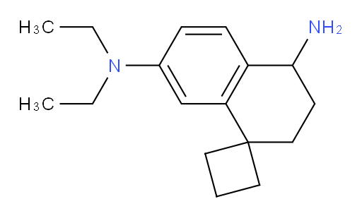 N7',N7'-diethyl-3',4'-dihydro-2'H-spiro[cyclobutane-1,1'-naphthalene]-4',7'-diamine