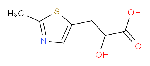 2-hydroxy-3-(2-methyl-1,3-thiazol-5-yl)propanoic acid