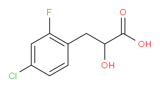 3-(4-chloro-2-fluorophenyl)-2-hydroxypropanoic acid