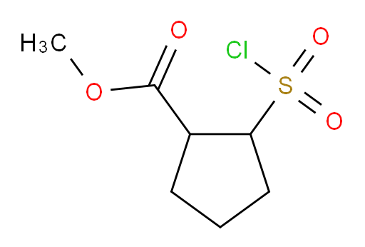 methyl 2-(chlorosulfonyl)cyclopentane-1-carboxylate
