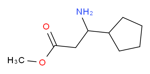 methyl 3-amino-3-cyclopentylpropanoate