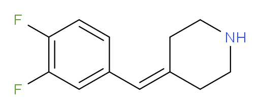 4-[(3,4-difluorophenyl)methylidene]piperidine