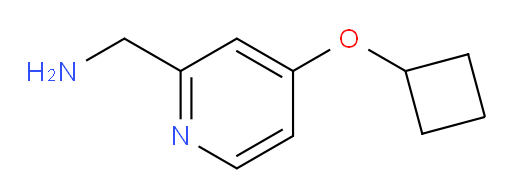 (4-cyclobutoxypyridin-2-yl)methanamine