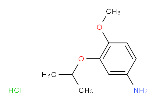4-methoxy-3-(propan-2-yloxy)aniline hydrochloride