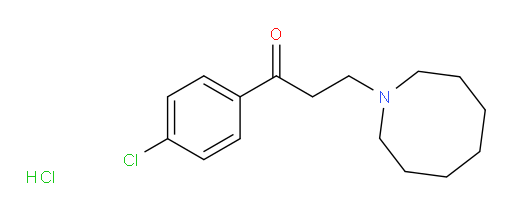 3-(azocan-1-yl)-1-(4-chlorophenyl)propan-1-one hydrochloride