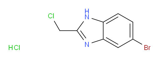 5-bromo-2-(chloromethyl)-1H-1,3-benzodiazole hydrochloride