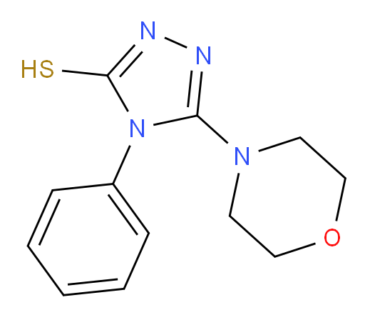 5-(morpholin-4-yl)-4-phenyl-4H-1,2,4-triazole-3-thiol