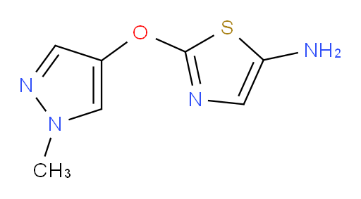 2-[(1-methyl-1H-pyrazol-4-yl)oxy]-1,3-thiazol-5-amine