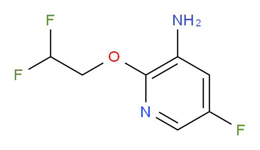 2-(2,2-difluoroethoxy)-5-fluoropyridin-3-amine