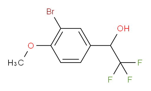 1-(3-bromo-4-methoxyphenyl)-2,2,2-trifluoroethan-1-ol