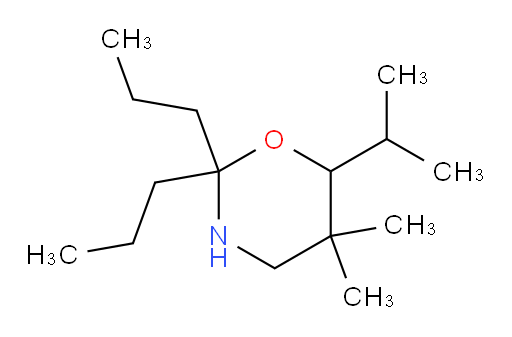 5,5-dimethyl-6-(propan-2-yl)-2,2-dipropyl-1,3-oxazinane