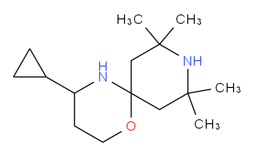 4-cyclopropyl-8,8,10,10-tetramethyl-1-oxa-5,9-diazaspiro[5.5]undecane