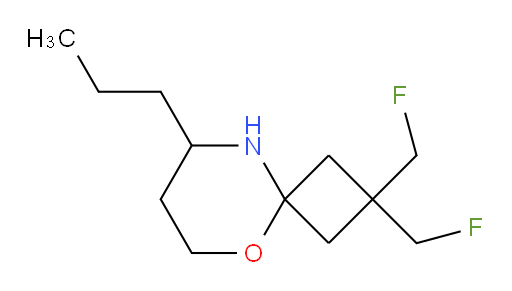 2,2-bis(fluoromethyl)-8-propyl-5-oxa-9-azaspiro[3.5]nonane