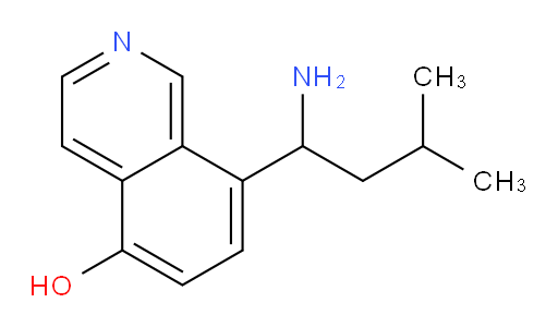 8-(1-amino-3-methylbutyl)isoquinolin-5-ol