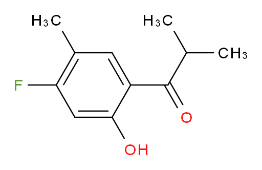 1-(4-fluoro-2-hydroxy-5-methylphenyl)-2-methylpropan-1-one