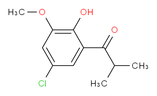 1-(5-chloro-2-hydroxy-3-methoxyphenyl)-2-methylpropan-1-one