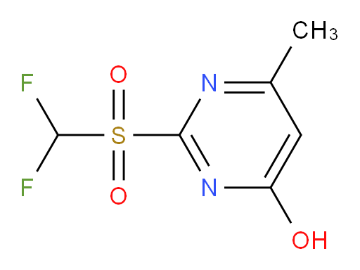 2-difluoromethanesulfonyl-6-methylpyrimidin-4-ol