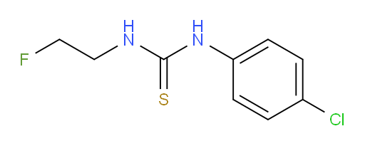 1-(4-chlorophenyl)-3-(2-fluoroethyl)thiourea