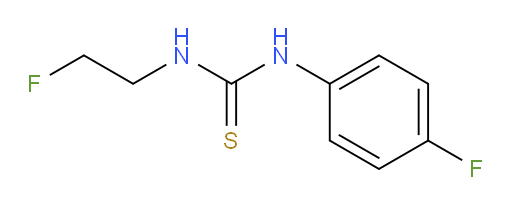 3-(2-fluoroethyl)-1-(4-fluorophenyl)thiourea