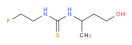 3-(2-fluoroethyl)-1-(4-hydroxybutan-2-yl)thiourea