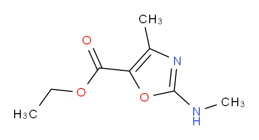 ethyl 4-methyl-2-(methylamino)-1,3-oxazole-5-carboxylate