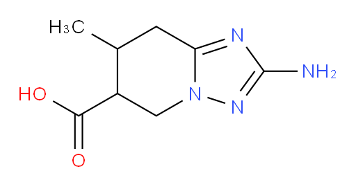 2-amino-7-methyl-5H,6H,7H,8H-[1,2,4]triazolo[1,5-a]pyridine-6-carboxylic acid