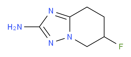 6-fluoro-5H,6H,7H,8H-[1,2,4]triazolo[1,5-a]pyridin-2-amine