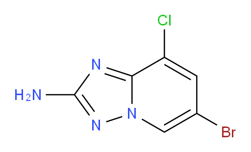 6-bromo-8-chloro-[1,2,4]triazolo[1,5-a]pyridin-2-amine
